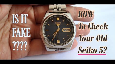 how to spot a fake seiko 5 watch